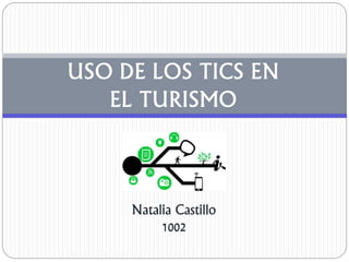 Natalia Castillo
1002
USO DE LOS TICS EN
EL TURISMO
 