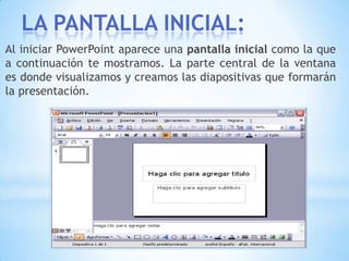 Clic en Microsoft Power point 2010.