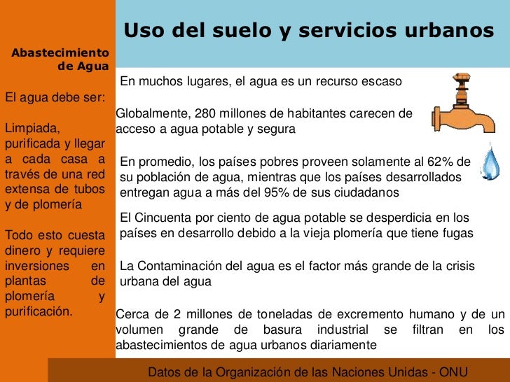 Uso del suelo y servicios urbanos[1]