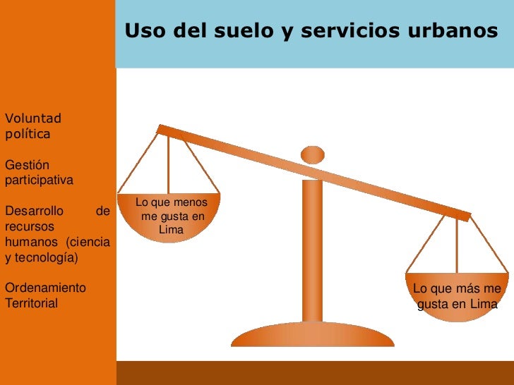Uso del suelo y servicios urbanos[1]