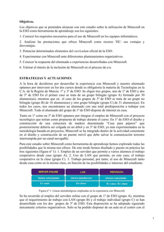 Uso de minecraft como herramienta educativa | PDF