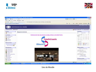Uso de Moodle
 
