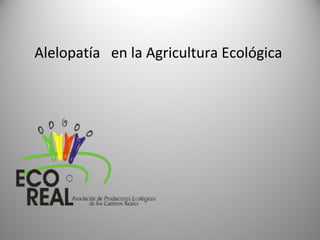 Alelopatía en la Agricultura Ecológica
 