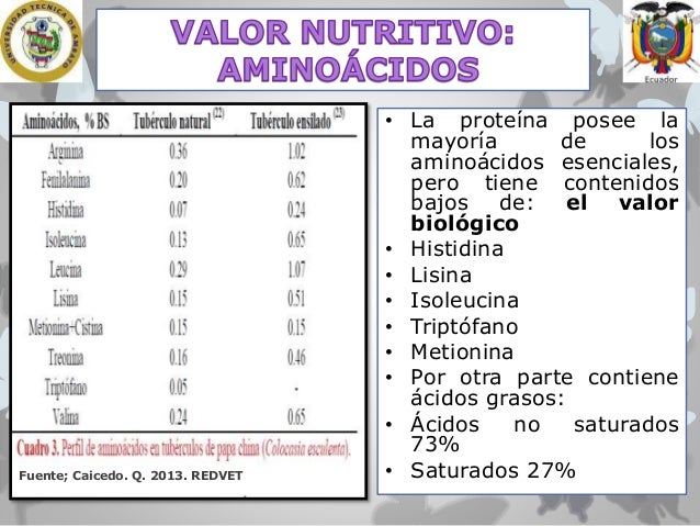 Uso de productos no tradicionales (platano, papa china) Uso de productos no tradicionales (platano, papa china)