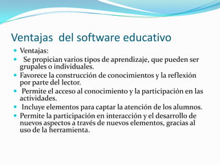 Uso de software educativo