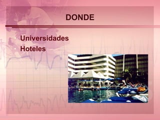 DONDE Universidades Hoteles 