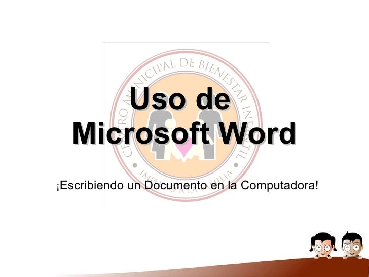 Uso de word 2003