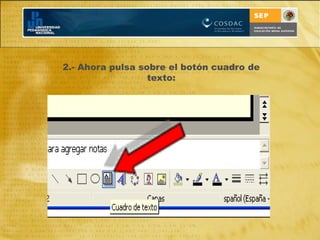 1.- Inserción de imágenes prediseñadas. PowerPoint dispone de una colección de imágenes prediseñadas para ser incorporadas a tus diapositivas:Y una vez encontrado el clip que te interesa no tendrás más que arrastrarlo a tu diapositiva. Una vez en ella podrás cambiar su tamaño, moverlo, etc.: 2.- Inserción de imágenes desde archivos.A veces tenemos imágenes que hemos capturado con un escáner o mediante una cámara de fotos digital. En estos casos, lo más frecuente sería almacenar las fotografías en un formato JPG o BMP y los gráficos o dibujos en formato GIF o PNG. 