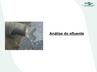 Análise do efluente

 