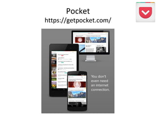 Pocket
https://getpocket.com/
 