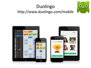 Duolingo
http://www.duolingo.com/mobile
 