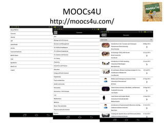 MOOCs4U
http://moocs4u.com/
 