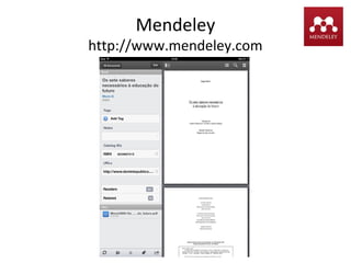 Mendeley
http://www.mendeley.com
 