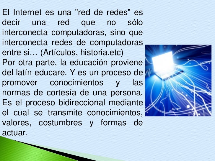 Uso e importancia del internet
