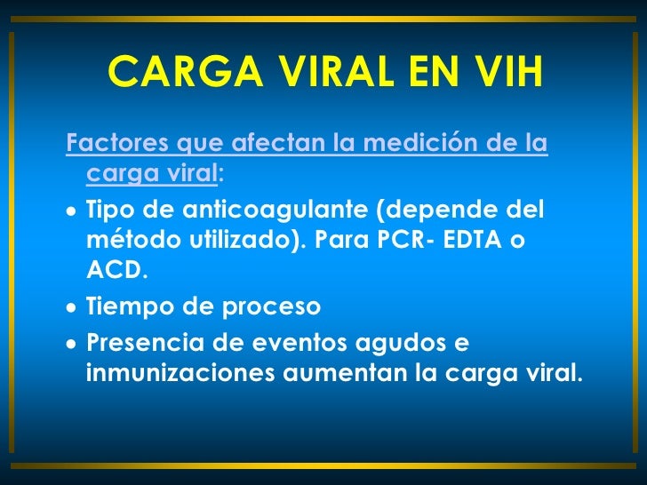 Uso Practico De La Carga Viral