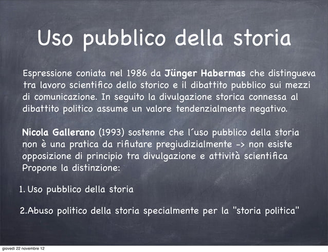 Introduzione allo studio della storia - 8 | PPT