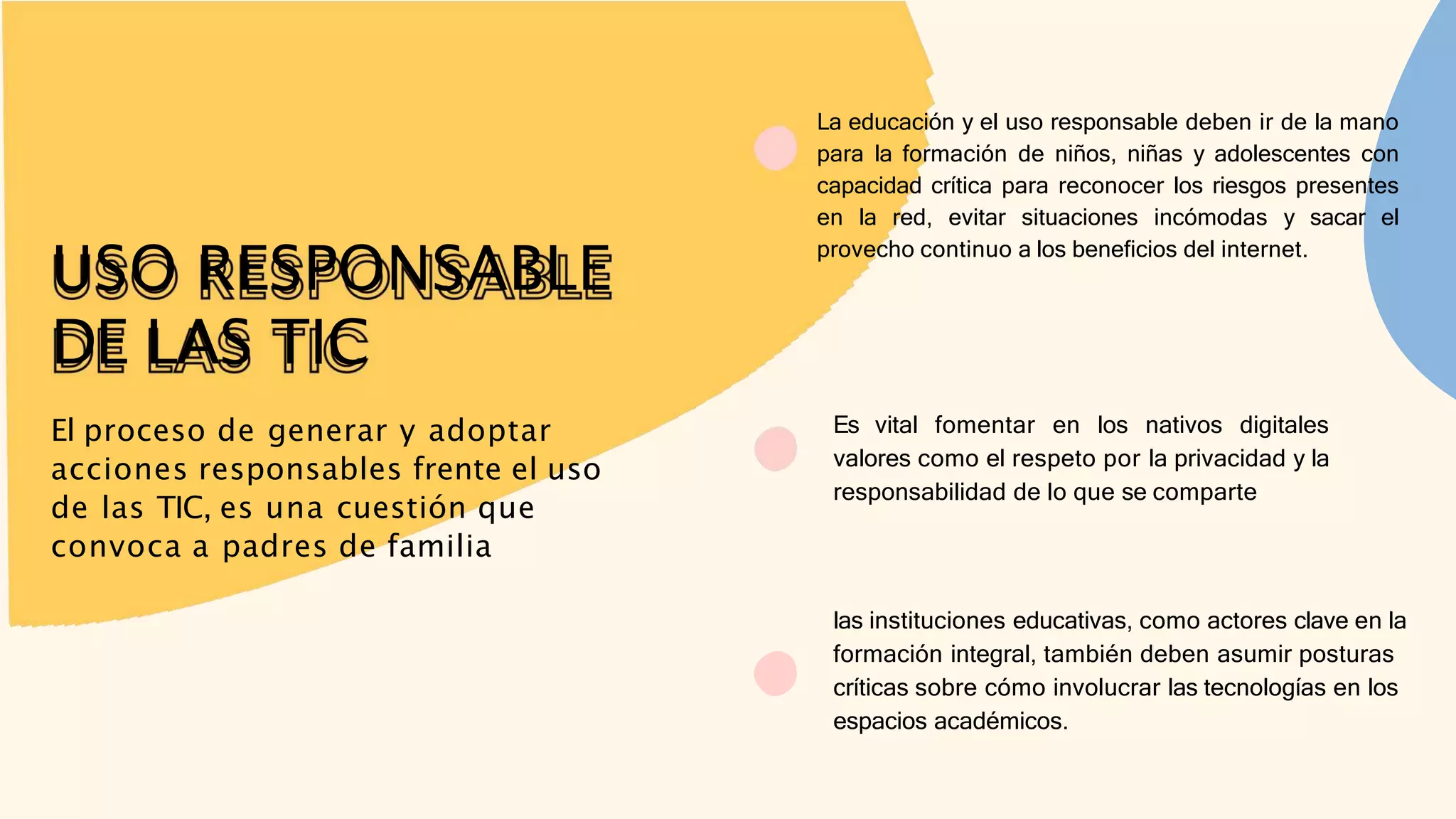 Uso responsable de las tic | PPT
