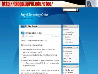 http://blogs.uprm.edu/etec/   