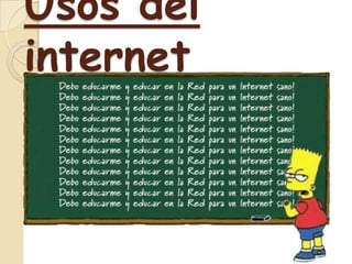 Usos del
internet
 