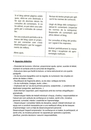 Usos educatius dels blogs