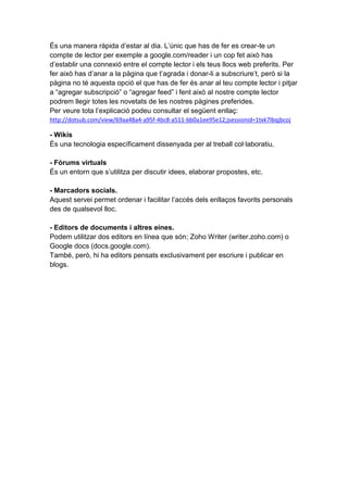 Usos educatius dels blogs