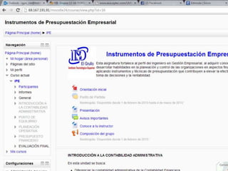 Categoría /
Nombre del Recurso
Aplicación didáctica Dirección electrónica Calificación
Cursos / Sites.google Crear cursos para alumnos autodidactas.
Mediante un proceso que incluye
Presentación/ Introducción / tareas/
procesos/recursos/evaluación/conclusión
https://sites.google.com
/site/presupuestosbasico
s1/
Satisfactorio
 