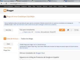 Categoría /
Nombre del Recurso
Aplicación didáctica Dirección electrónica Calificación
Microblogging /
edmodo
Generar cursos, reducir el consumo de
papel generando los exámenes en línea,
promover que los trabajos sean
enviados por este medio, así poder
controlar la entrega en tiempo y no
saturar mi correo personal y disminuir el
uso de papel por impresiones.
http://www.edmodo.com/ho
me#/join/82f67547a1d3f16491
de992d794fbcd8
Excelente
 