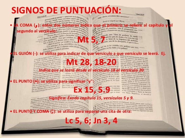 Como Buscar En La Biblia Los Capitulos Y Versiculos