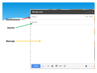 Destinatario
Asunto
Mensaje
 