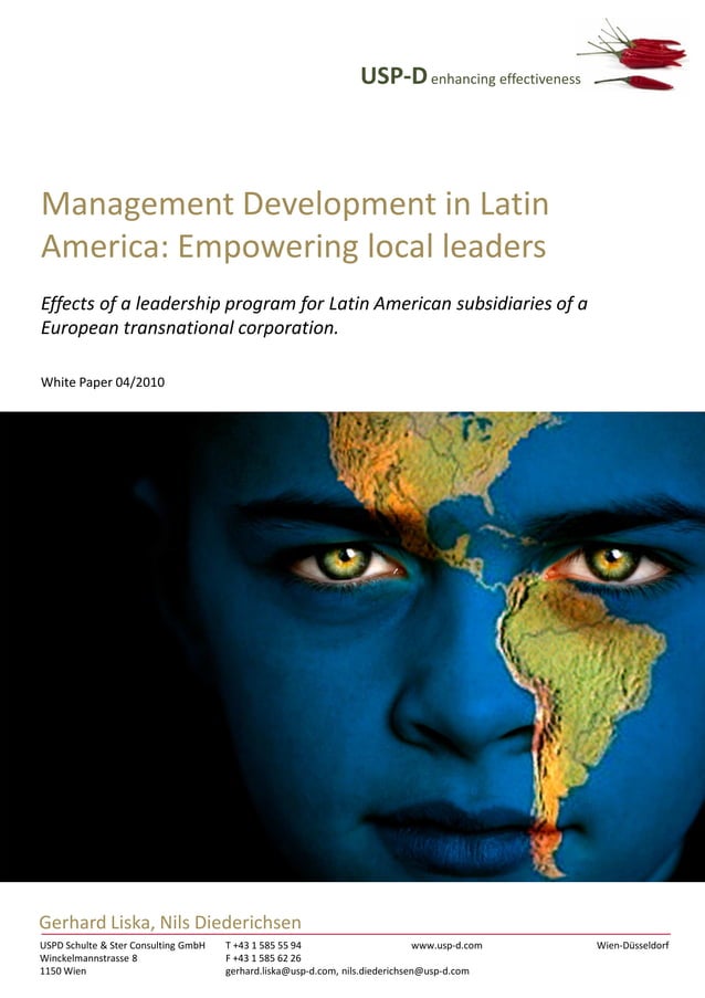 USPD Management Development in Latin America PDF