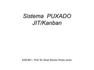 Sistema PUXADO
JIT/Kanban
EAD 661 – Prof. Dr. Alvair Silveira Torres Junior
 