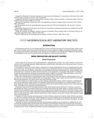 Usp 1116 | PDF