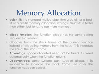 Unix System Programming - Process and Memory Functions.pptx