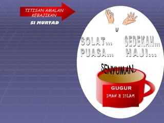 TITISAN AMALAN
   KEBAJIKAN
  SI MURTAD




                  GUGUR
                 IMAN & ISLAM
 