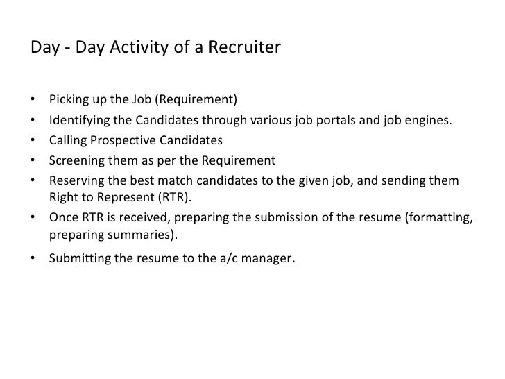 us recruitment hr recruiter job description