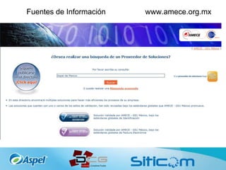 Fuentes de Información www.amece.org.mx
 