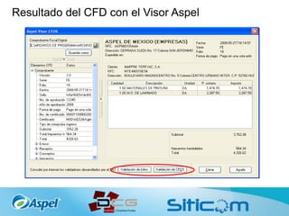 Resultado del CFD con el Visor Aspel
 