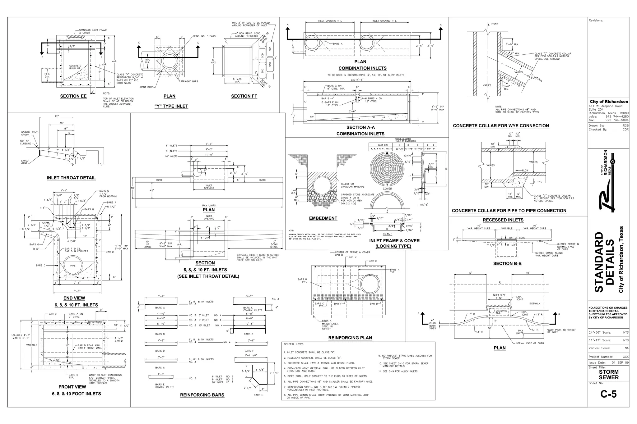 STANDARD ROAD DETAILS City of Richardson, Texas City USA | PDF