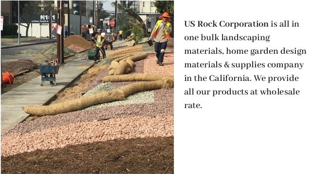 US Rock Corporation - Bulk Landscaping Materials Supplier in California