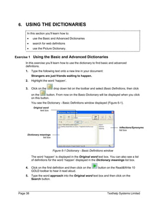 Read & Write Gold Training Guide | PDF