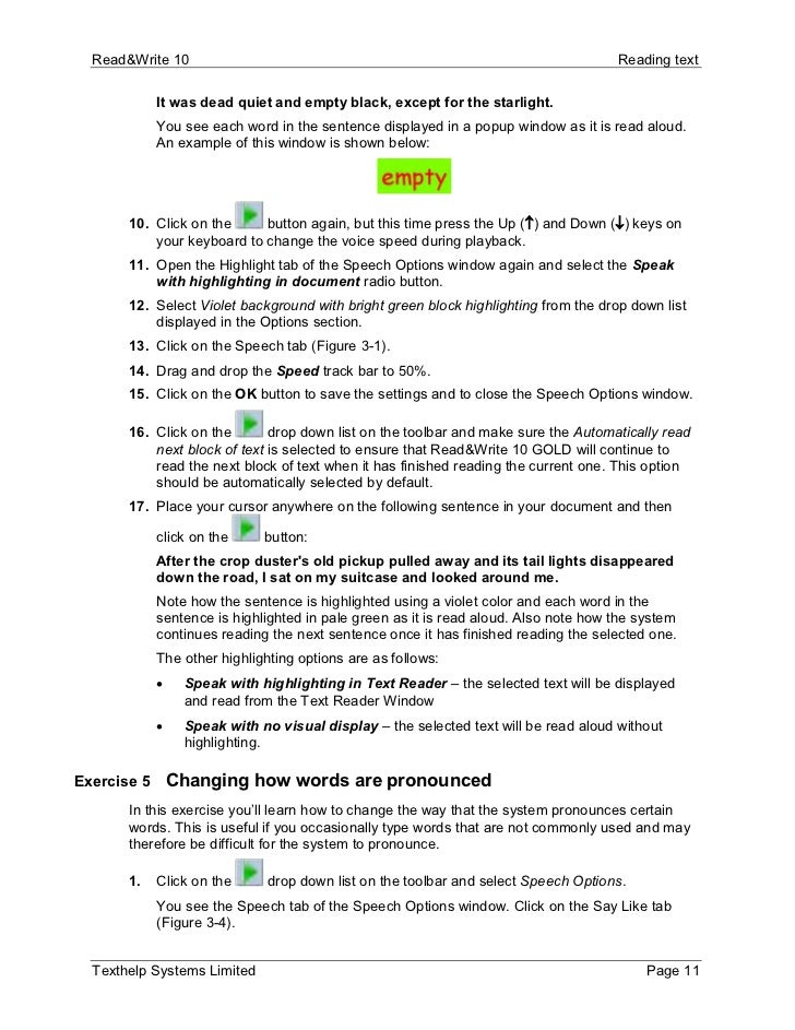 Read & Write Gold Training Guide