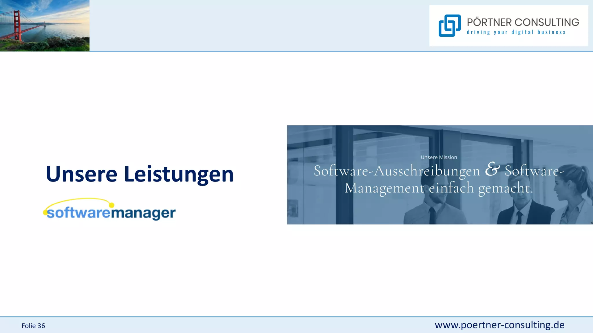 www.poertner-consulting.de
Folie 36
Unsere Leistungen
 