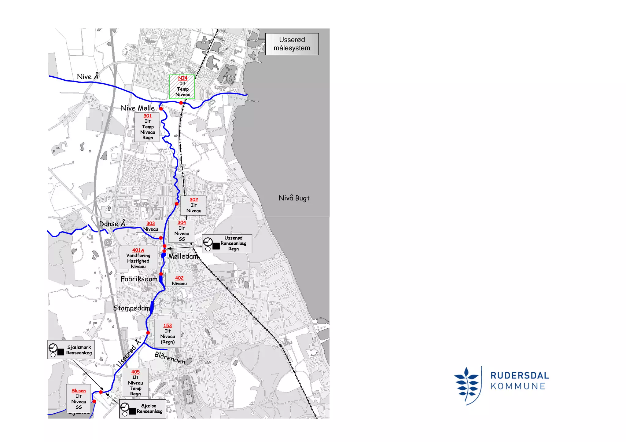 405
Ilt
Niveau
Temp
Regn
302
Ilt
Niveau
303
Niveau
NI4
Ilt
Temp
Niveau
Stampedam
Fabriksdam
Mølledam
Nive Mølle
Sjælsø
Nive Å
Usserød
Å
Donse Å
Blårenden
Nivå Bugt
402
Niveau
401A
Vandføring
Hastighed
Niveau
Sjælsø
Renseanlæg
Sjælsmark
Renseanlæg
Usserød
målesystem
301
Ilt
Temp
Niveau
Regn
304
Ilt
Niveau
SS
Slusen
Ilt
Niveau
SS
153
Ilt
Niveau
(Regn)
Usserød
Renseanlæg
Regn
 