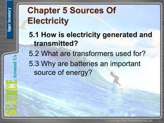 Uss module 4 chpt 5 Sources of Electricity | PPTX