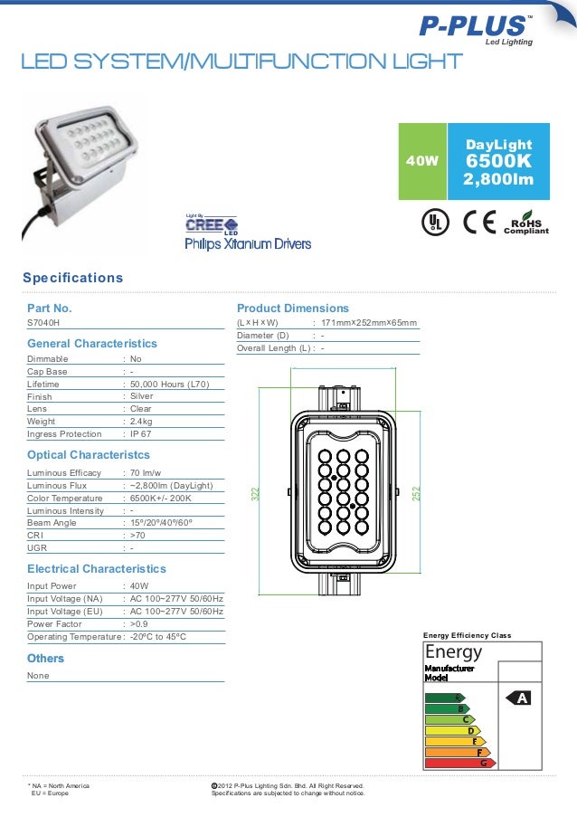 LED Catalog and Spec Sheets
