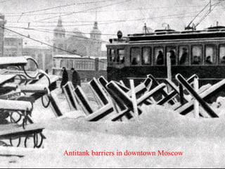 Antitank barriers in downtown Moscow
 