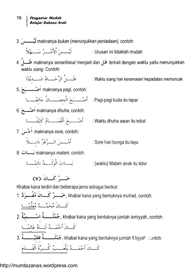 Bahasa Arab Percakapan Harian Mudah