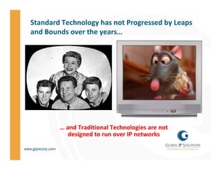 Standard Technology has not Progressed by Leaps 
and Bounds over the years…
and Bounds over the years




        … and Tr...