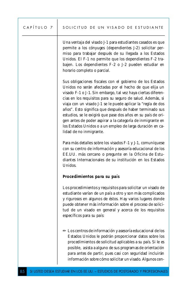 Usted Desea Estudiar En Los Estados Unidos