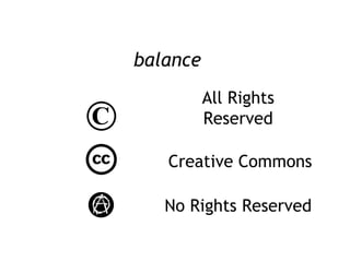 balance All Rights Reserved No Rights Reserved © Creative Commons 